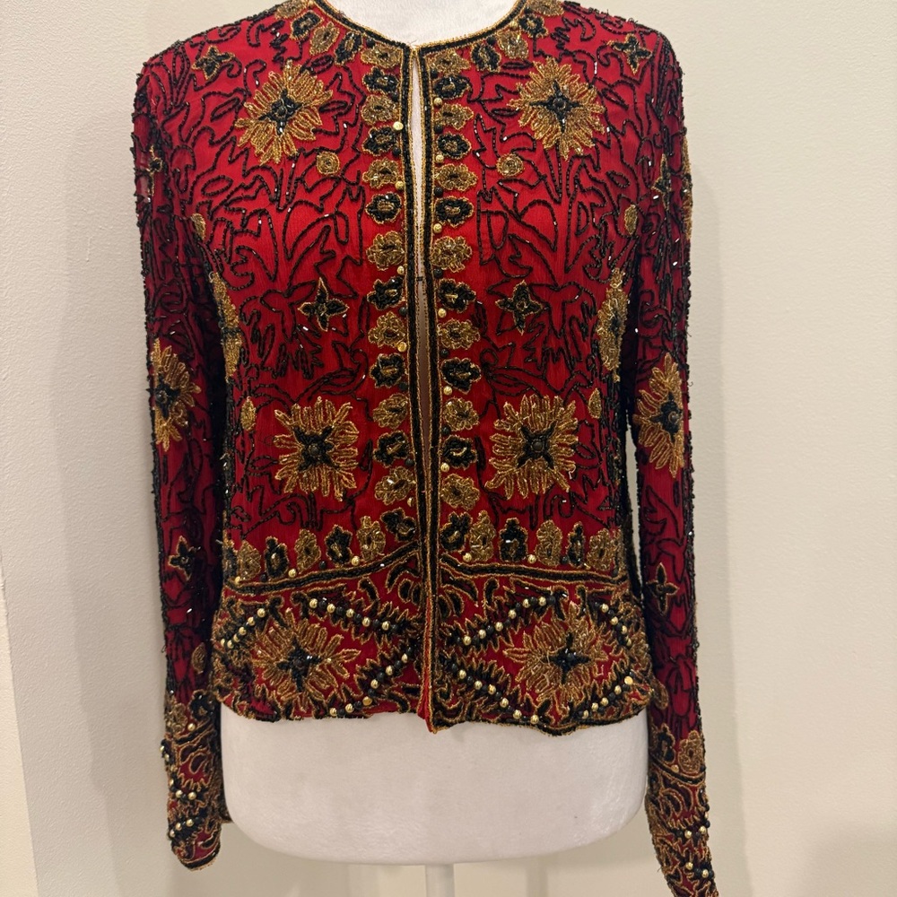 Vintage Papell Beaded Blazer